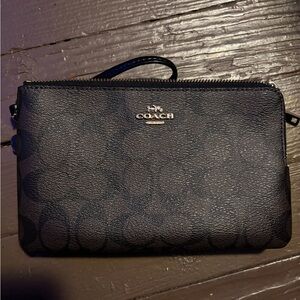 Coach Black Wristlet